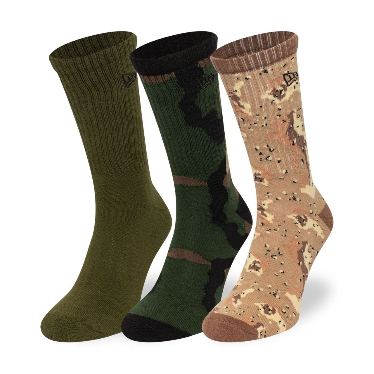 New Era Unisex Socken - CAMO CREW 3er Pack multi