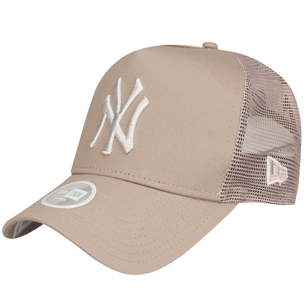 New Era Damen Trucker Cap - New York Yankees ash brown