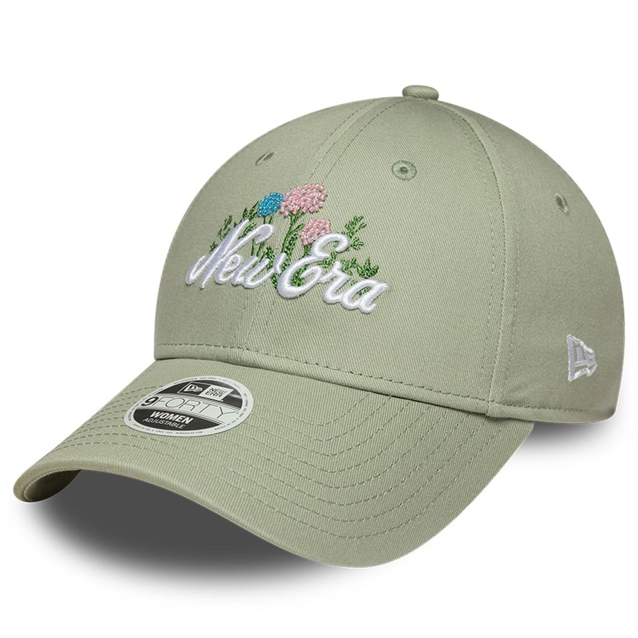 New Era 9Forty Damen Cap - FLORAL New York Yankees salbei