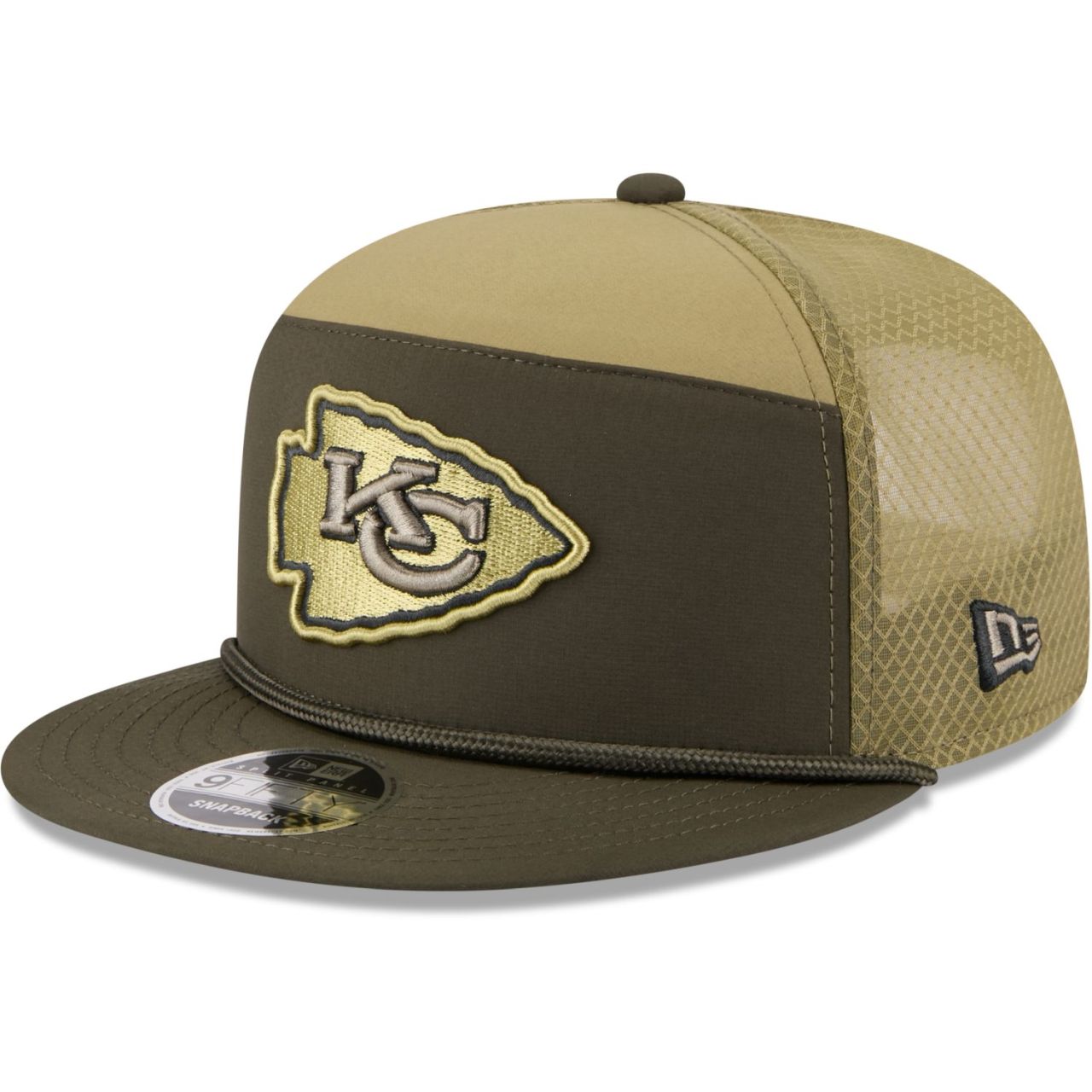 New Era 9Fifty Split Panel Cap - SALUTE Kansas City Chiefs