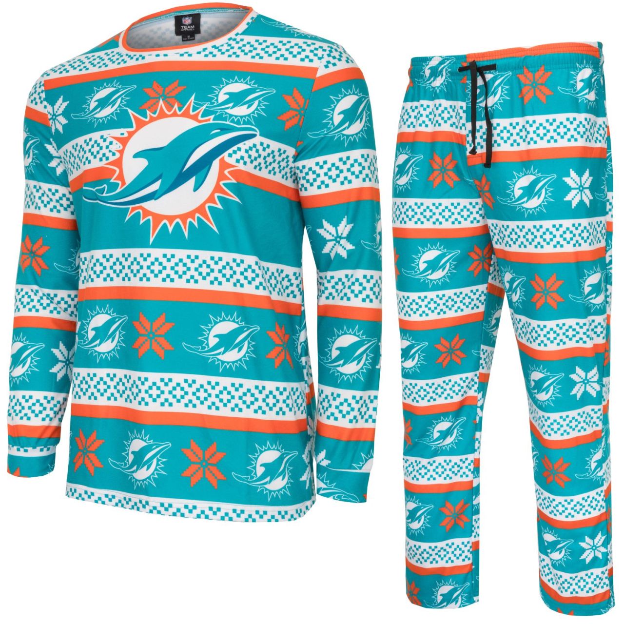 NFL Winter XMAS Pyjama Schlafanzug Miami Dolphins