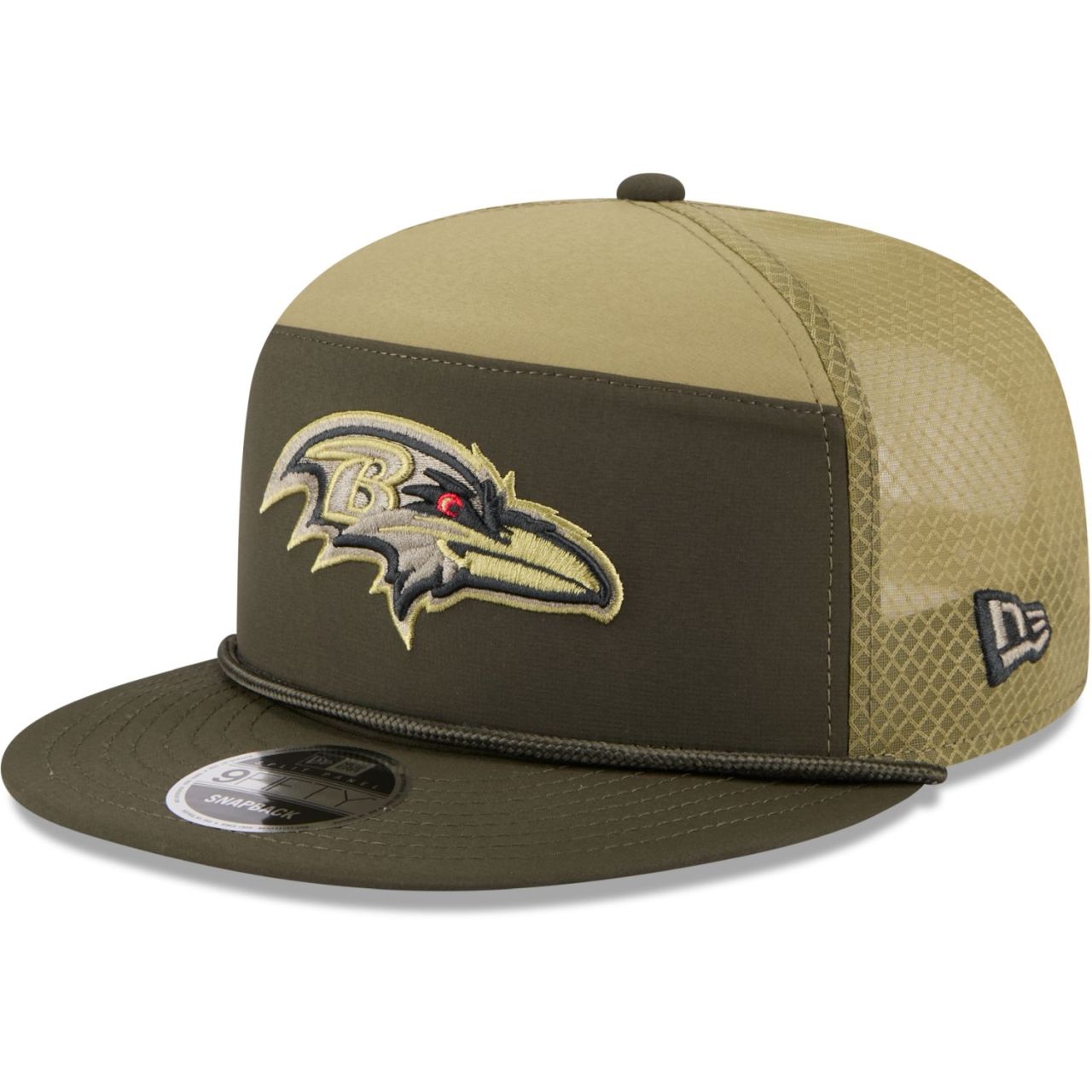 New Era 9Fifty Split Panel Cap - SALUTE Baltimore Ravens