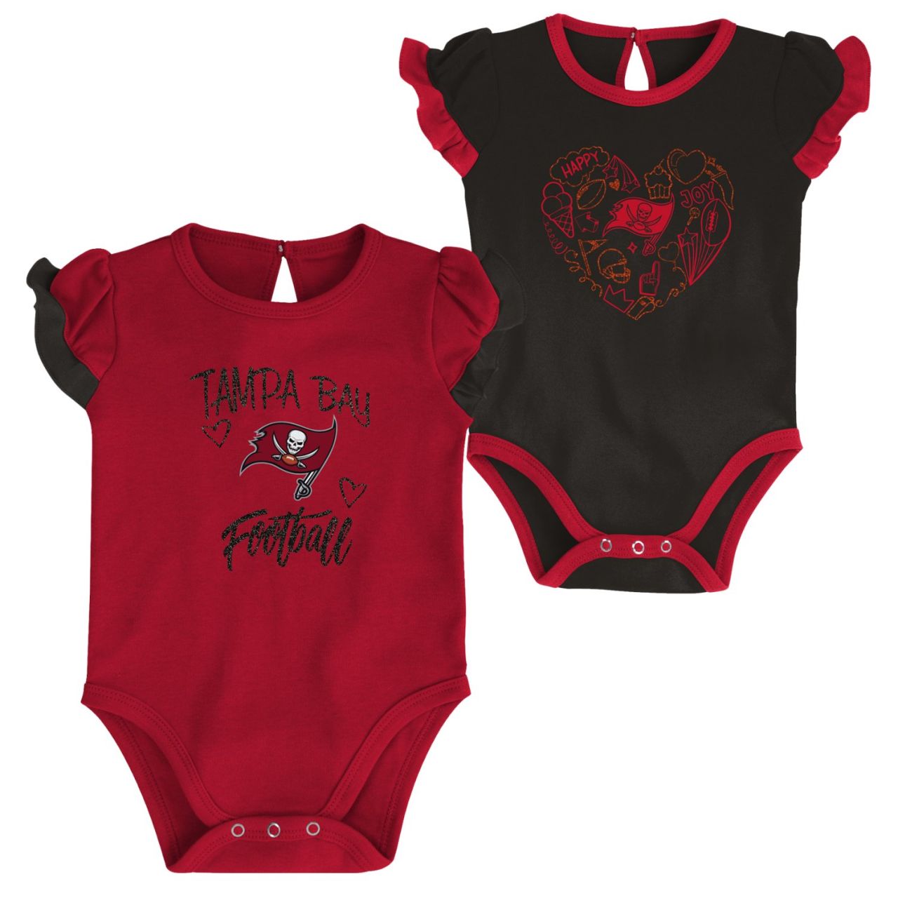 NFL Mädchen Baby 2er Body-Set Tampa Bay Buccaneers