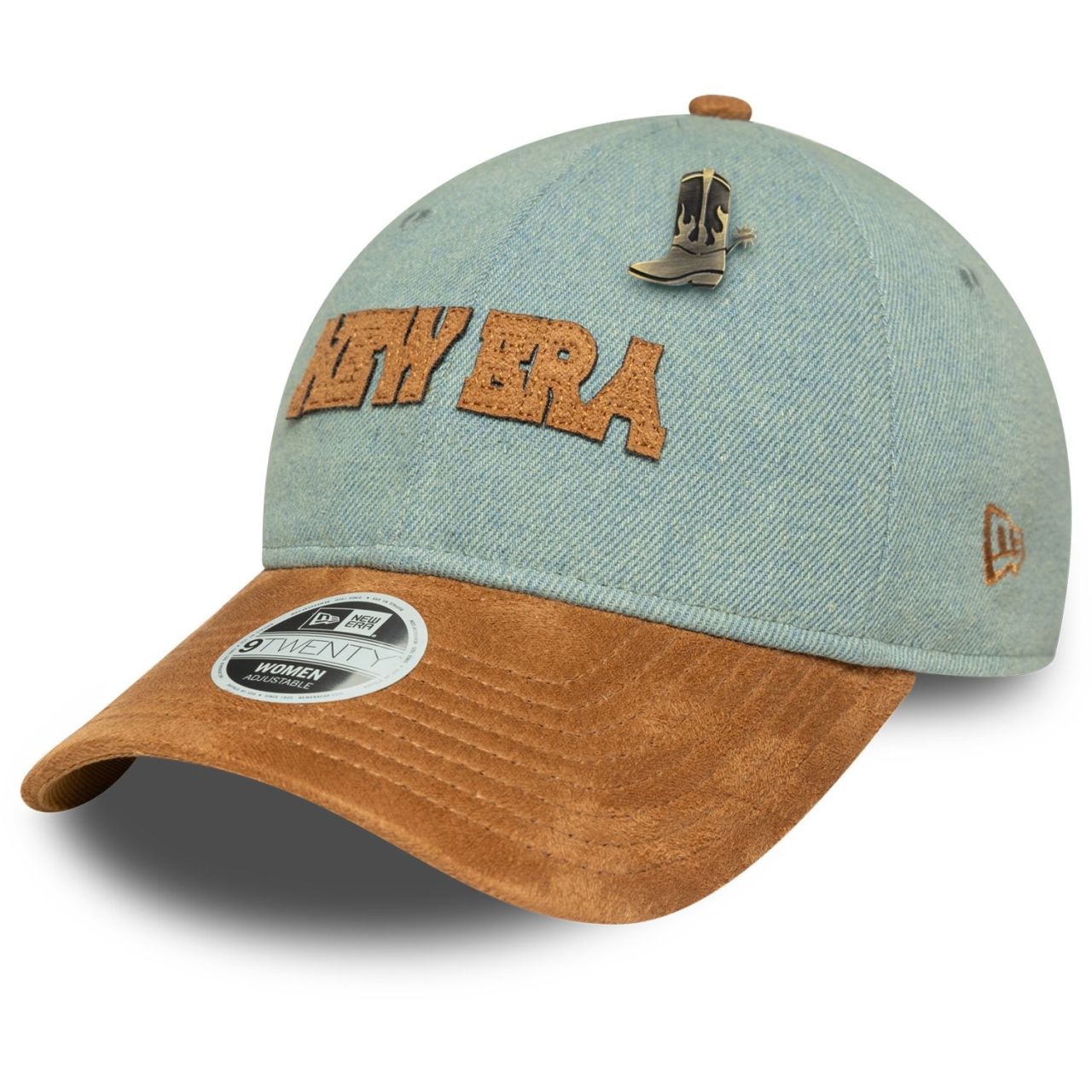 New Era 9Twenty Damen Cap - WESTERN PIN denim