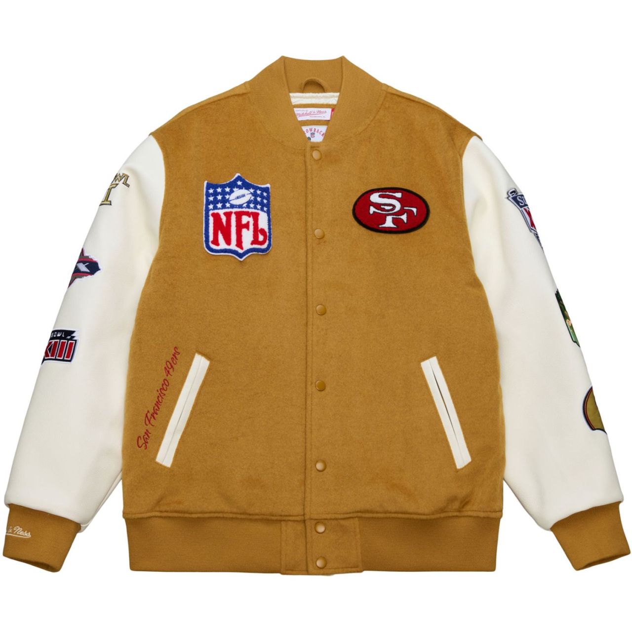 Mitchell & Ness Varsity Jacke DUSTED San Francisco 49ers