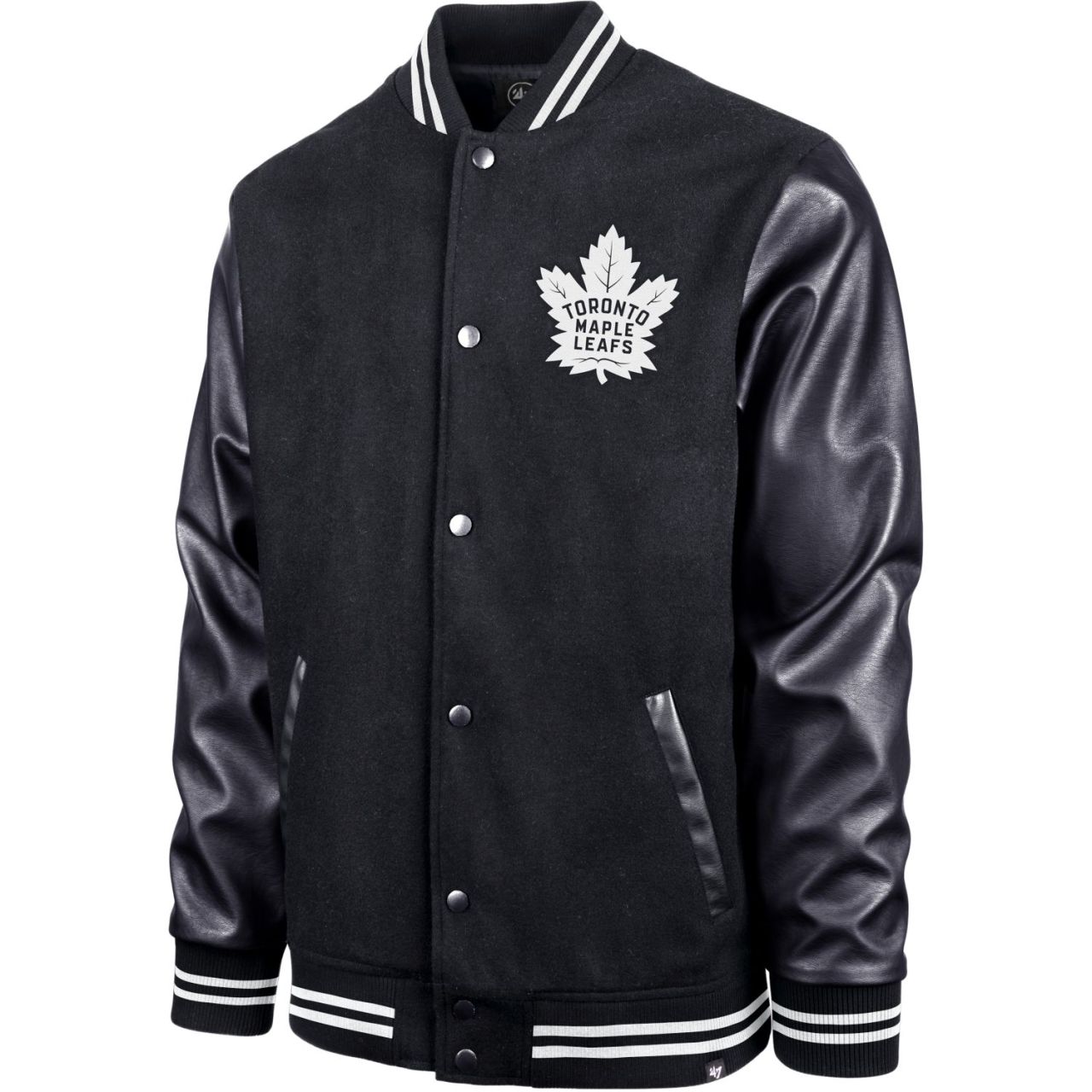 47 Brand Wool College Varsity Jacke Toronto Maple Leafs