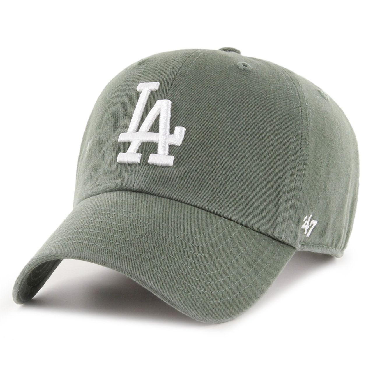 47 Brand Relaxed Fit Cap - CLEAN UP LA Dodgers moss braun