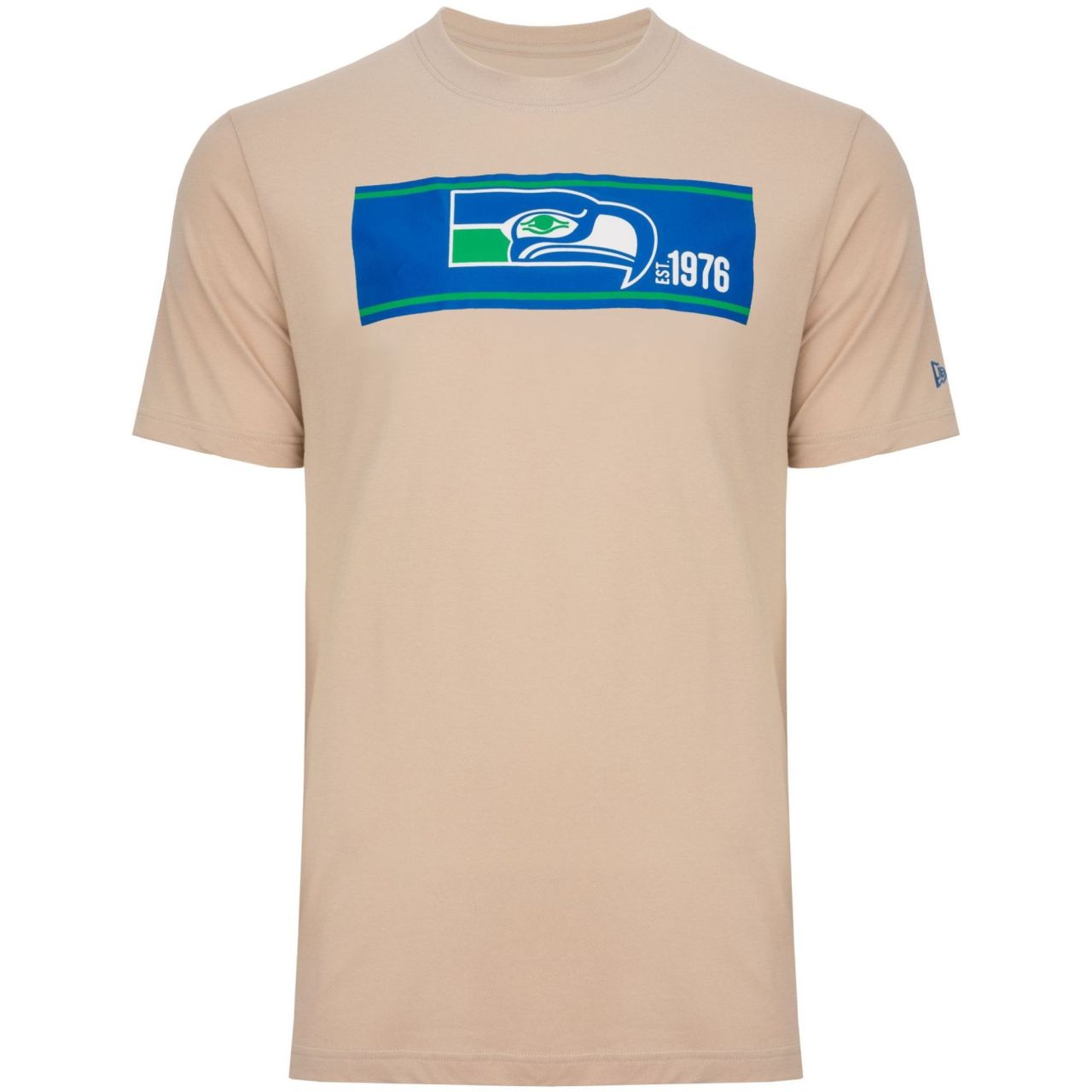 New Era Shirt - NFL SIDELINE Seattle Seahawks stone
