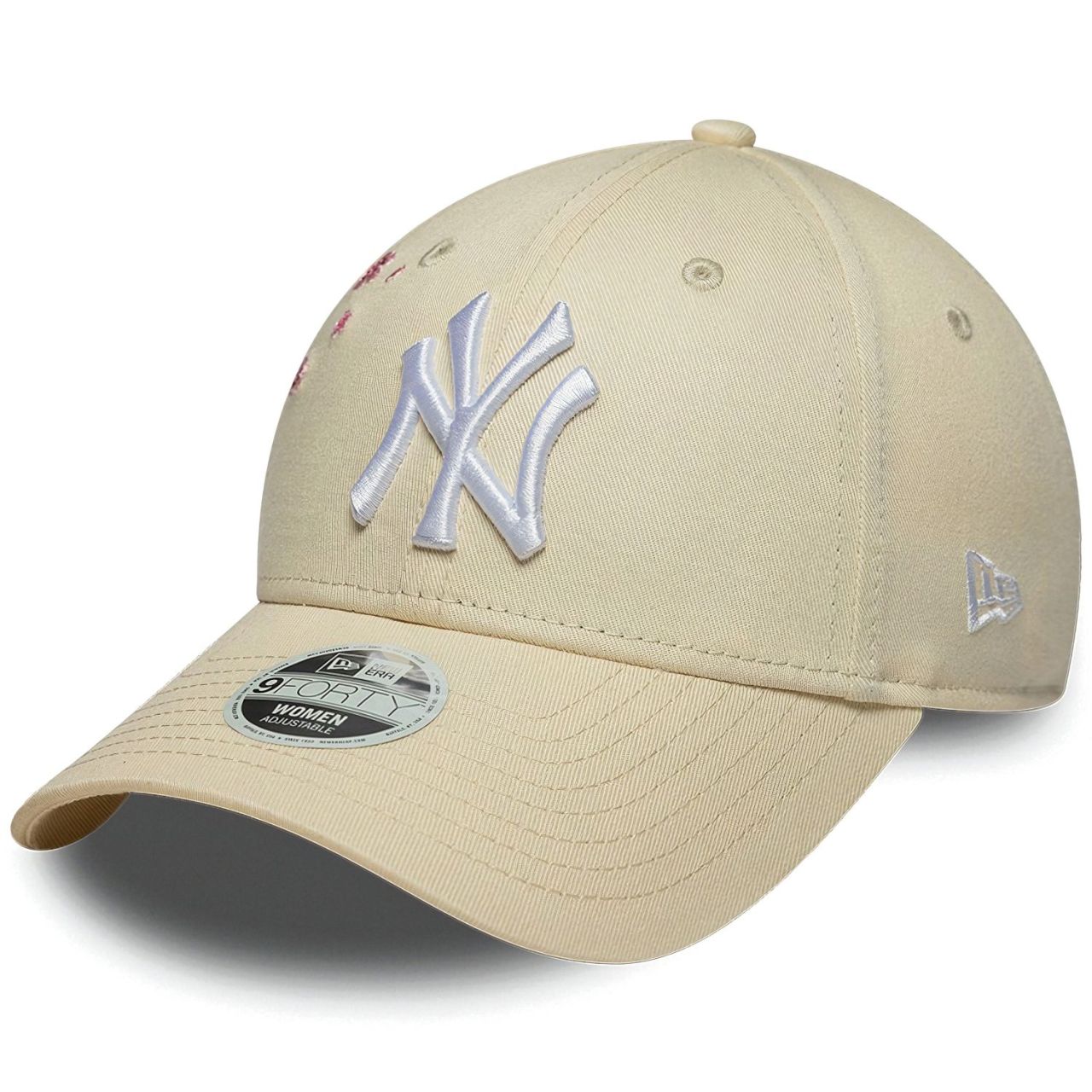 New Era 9Forty Damen Cap - FLORAL New York Yankees rosa