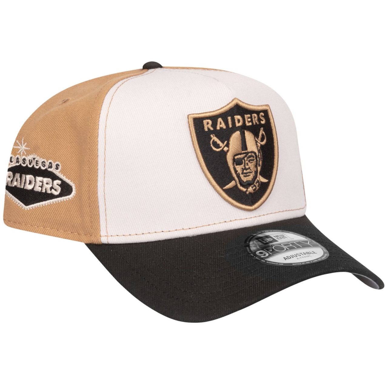 New Era 9Forty Snapback Cap - Las Vegas Raiders stone wheat