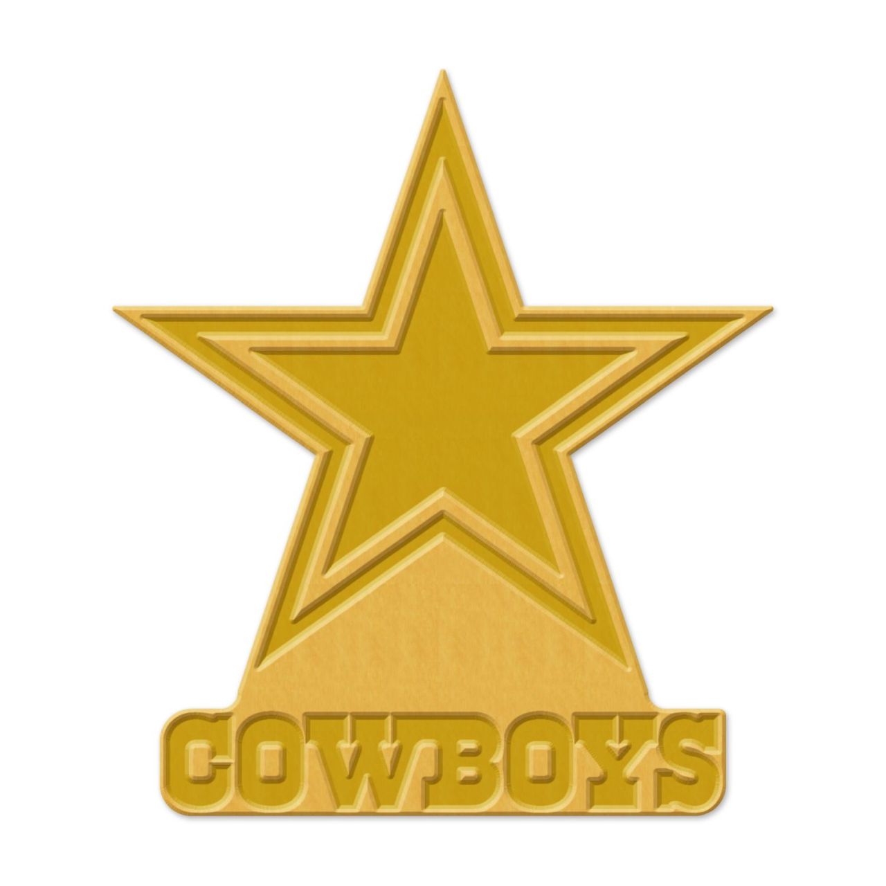 NFL Universal Schmuck Caps PIN GOLD  Dallas Cowboys