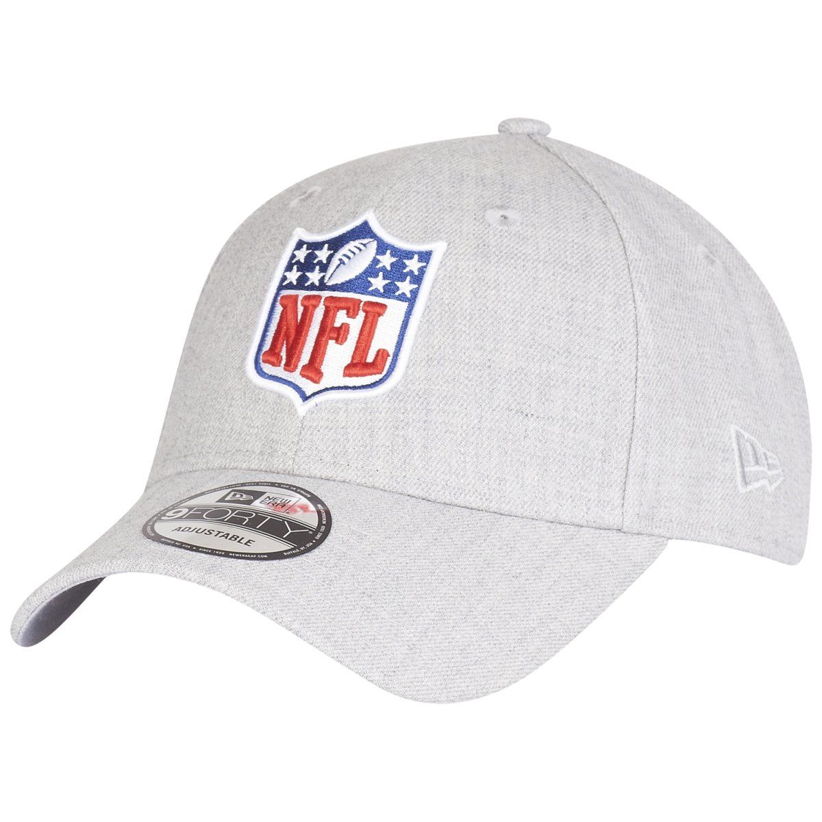 New Era 9Forty Strapback Cap - NFL SHIELD heather grau