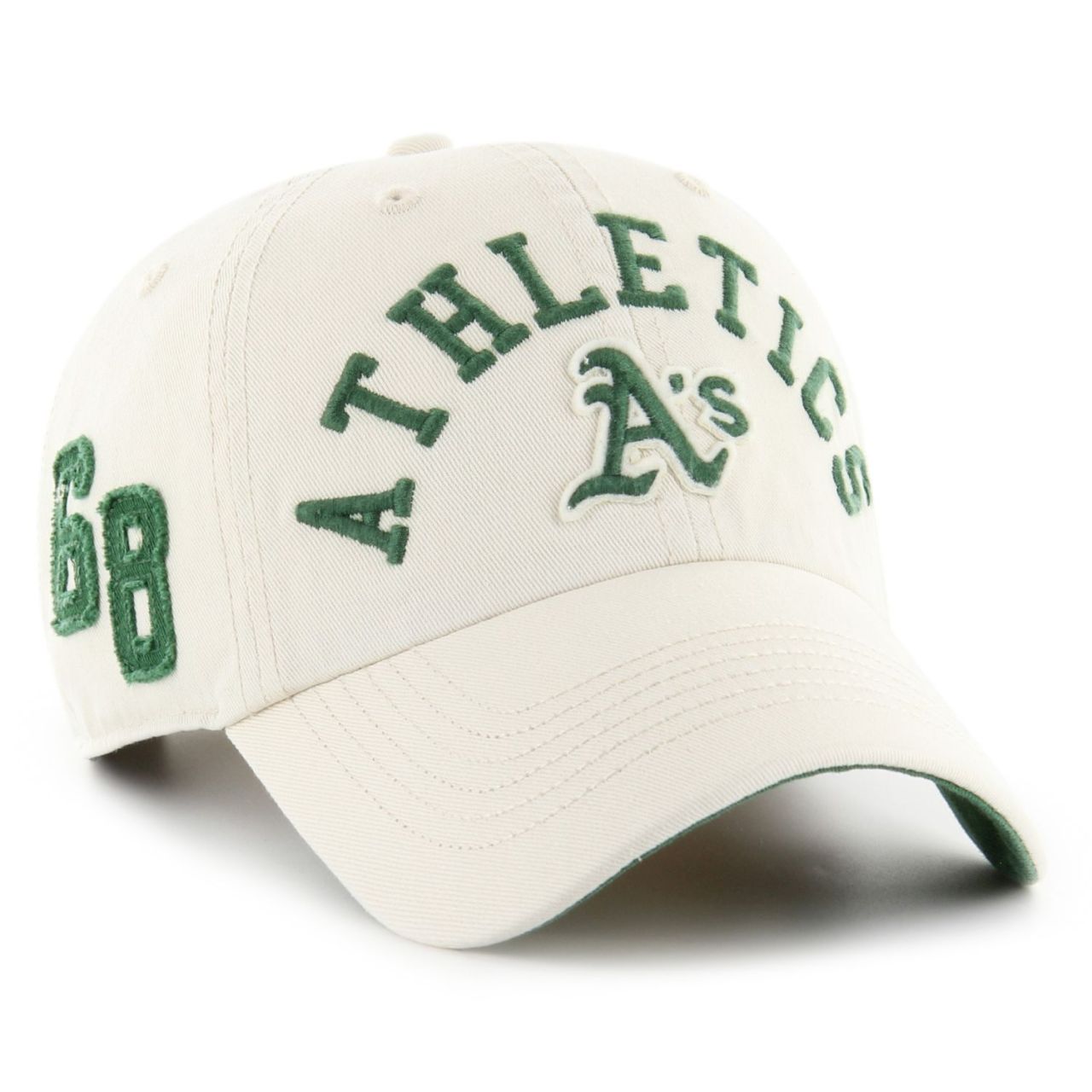 47 Brand Relaxed Cap Clean Up FABER Oakland Athletics sand