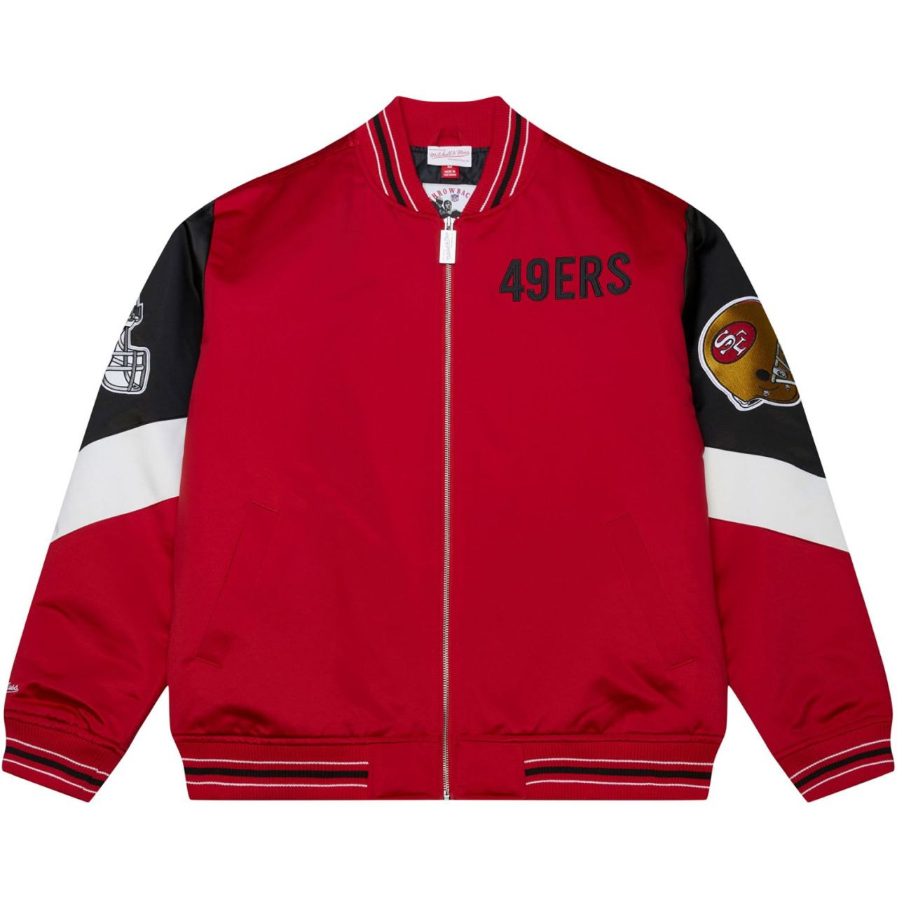 M&N Heavyweight Satin Jacke NFL San Francisco 49ers