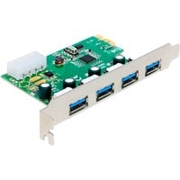 PCIe x1 Karte zu 4x extern USB Typ-A 5 Gbit/s, USB-Controller