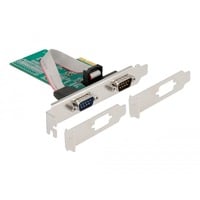 PCIe x1 Karte auf 2x Seriell RS-232, Schnittstellenkarte
