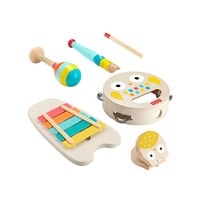 Musik-Geschenkset mit Holzinstrumenten für Kleinkinder, Musikspielzeug
