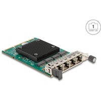 OCP 3.0 Karte zu 4 x RJ45 Gigabit LAN, LAN-Adapter