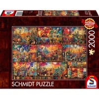 Genussvolle Auszeit: auf Reisen mit Büchern und Wein, Puzzle