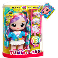 Yummiland Large Doll + Lip Gloss Pet - Skyler Rainbow Belt, Puppe
