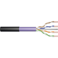 Professional Cat.6 U/UTP Erdverlegekabel simplex, Eca, PE-Mantel