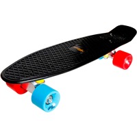 Kickboard schwarz blau/orange, Skateboard