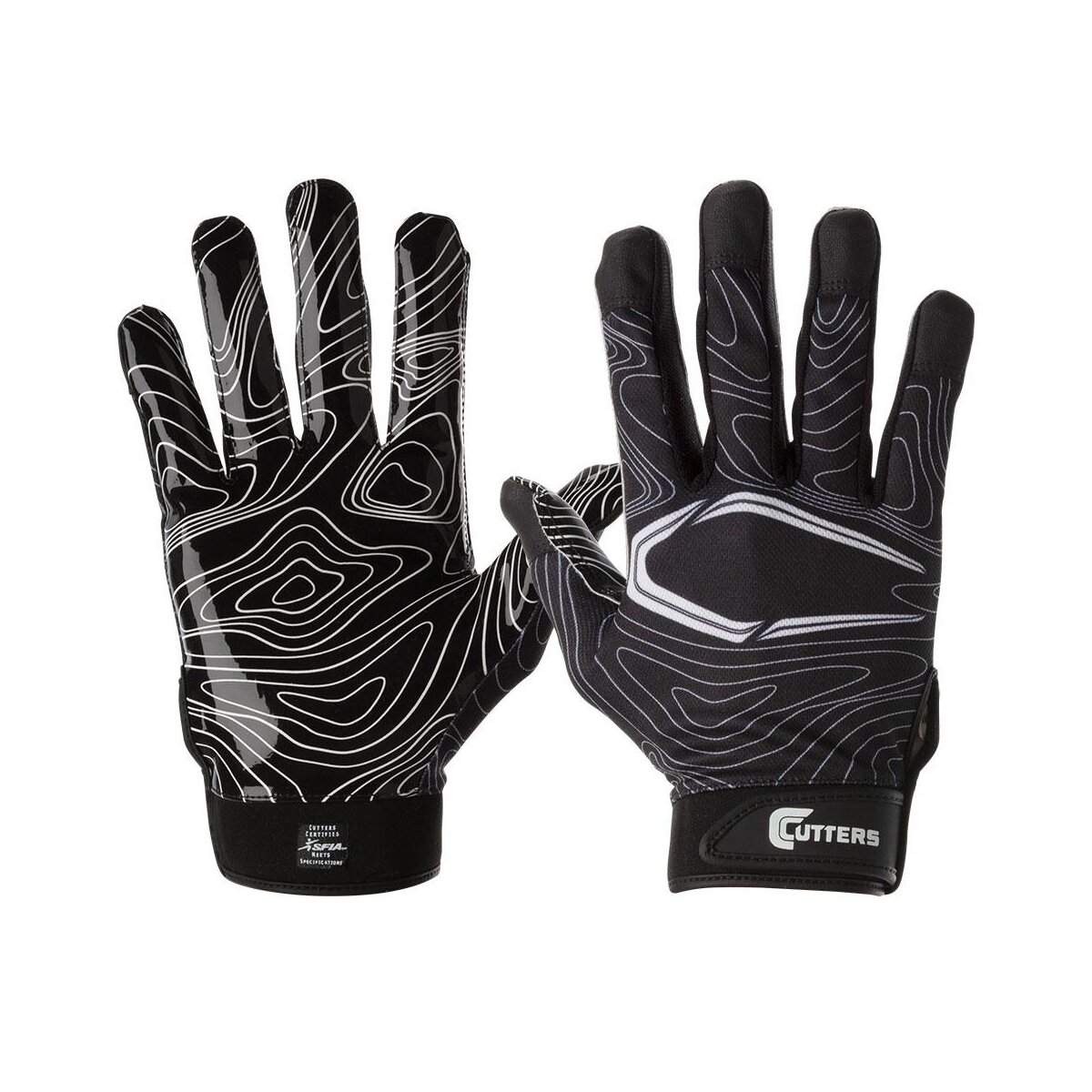 Cutters S150 Gameday Receiver Handschuhe Jugend/Youth - schwarz Gr. YXXS/YXS