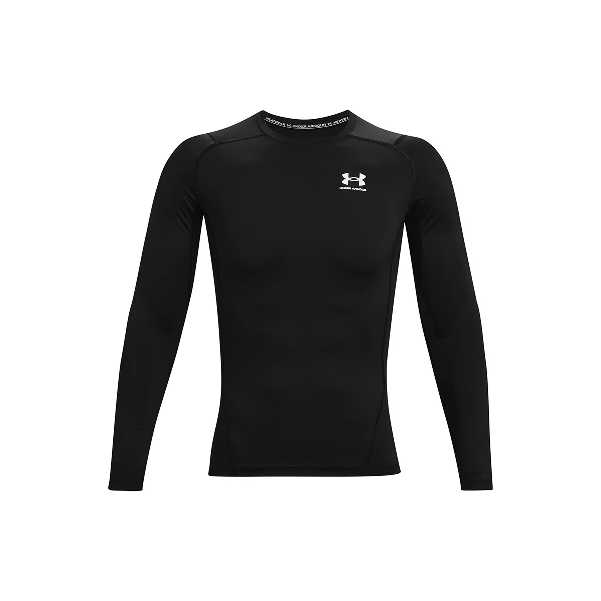 UA HeatGear® Armour Compression Long Sleeve schwarz XXL