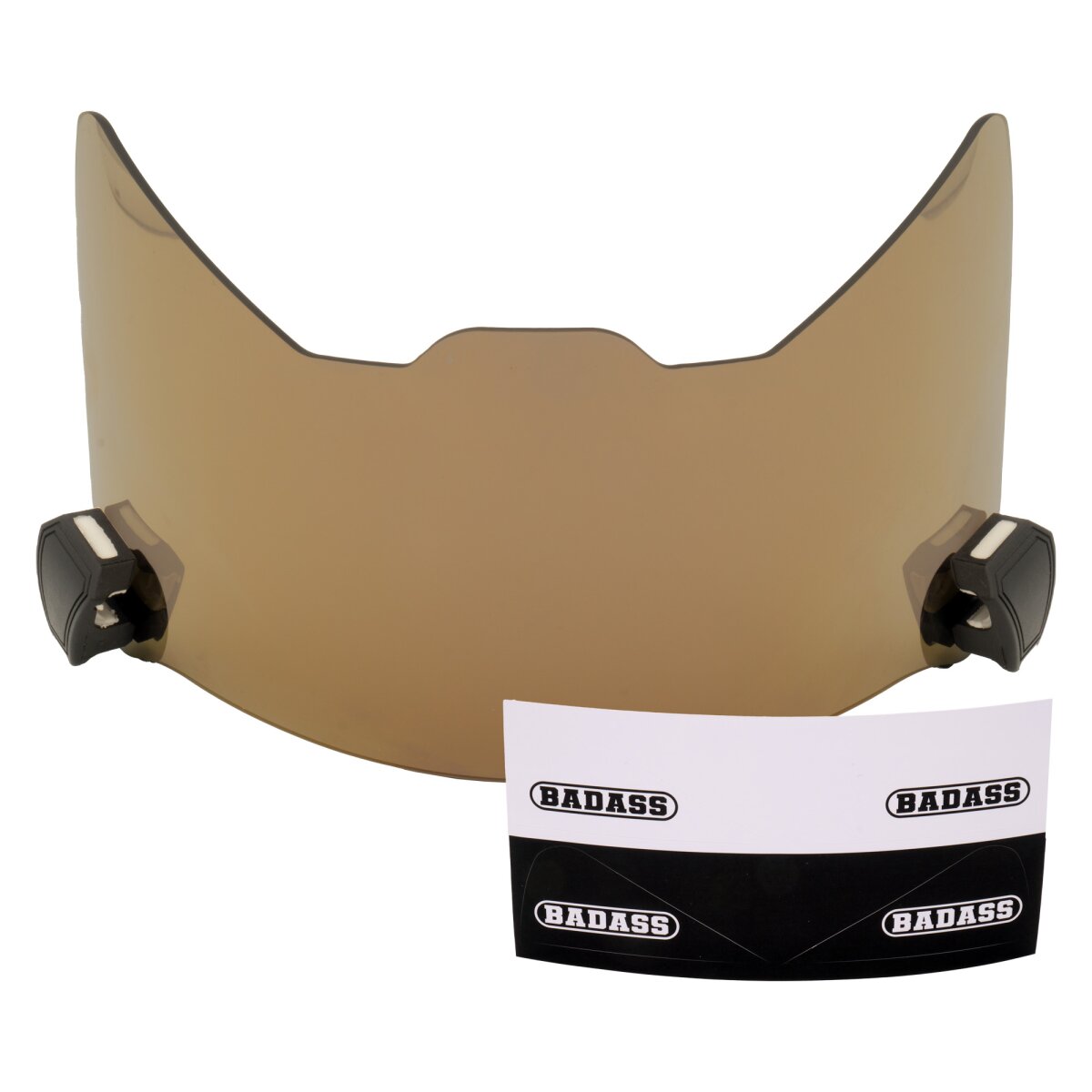 BADASS Agent Zero Football Visor irisierend - Revo Bronzen Gold