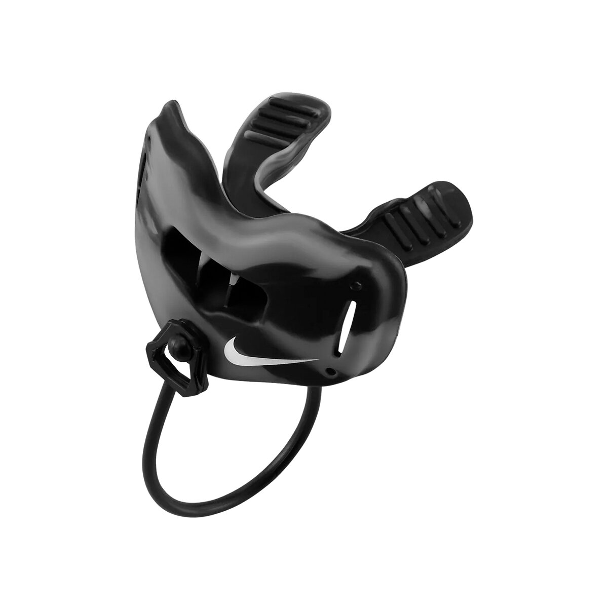 Nike Alpha Lip Protector Mouthguard + quick release Strap - schwarz-weiß