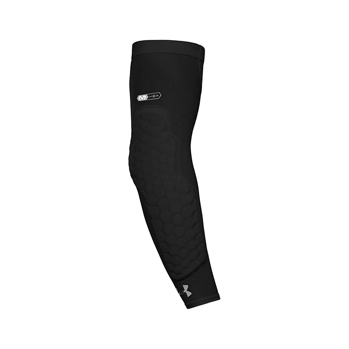 Under Armour Gameday Armour Pro Padded Forearm/Elbow Sleeve mit McDavid HEX-Pad - schwarz links L