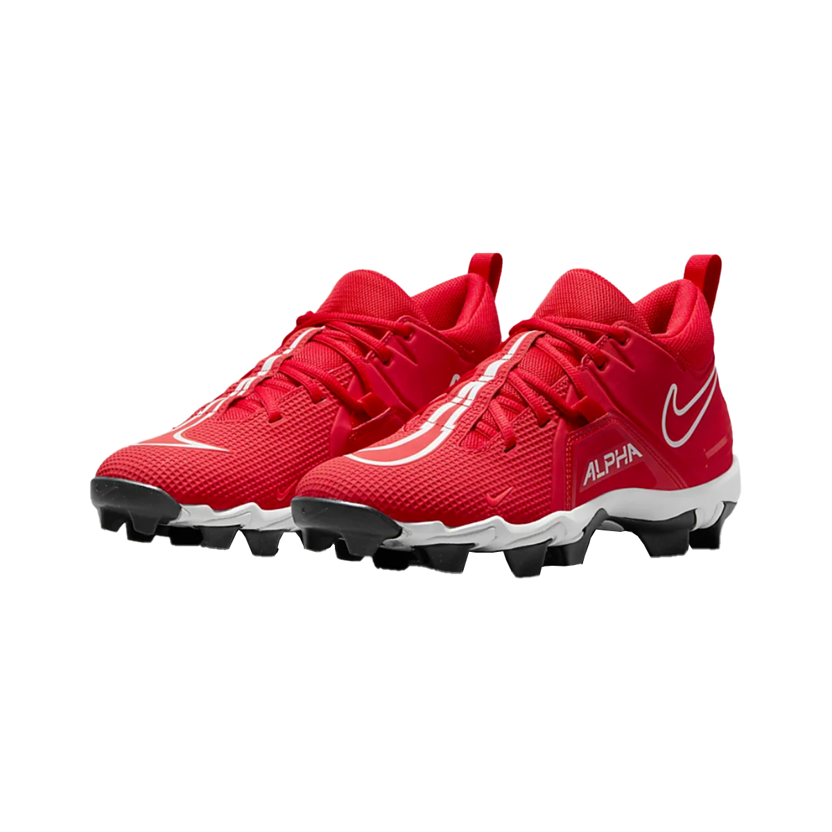 Nike Alpha Menace 3 Shark (CV0582) American Football All Terrain Schuhe - Rot Gr.9.5 US