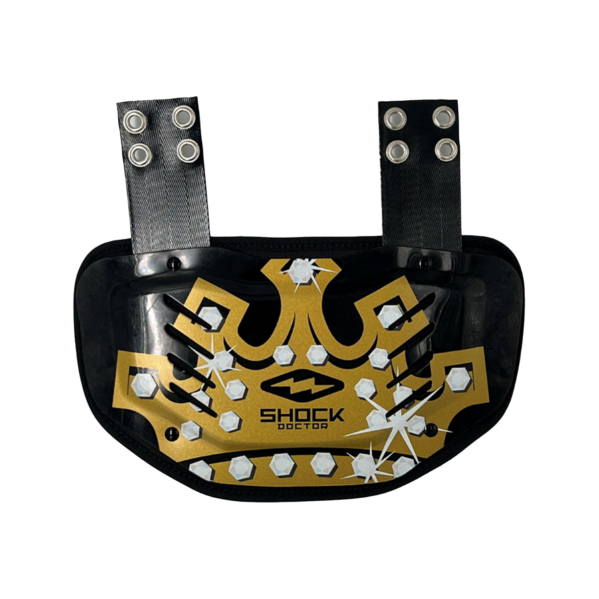 Shock Doctor Showtime Back Plate - Gold Crown