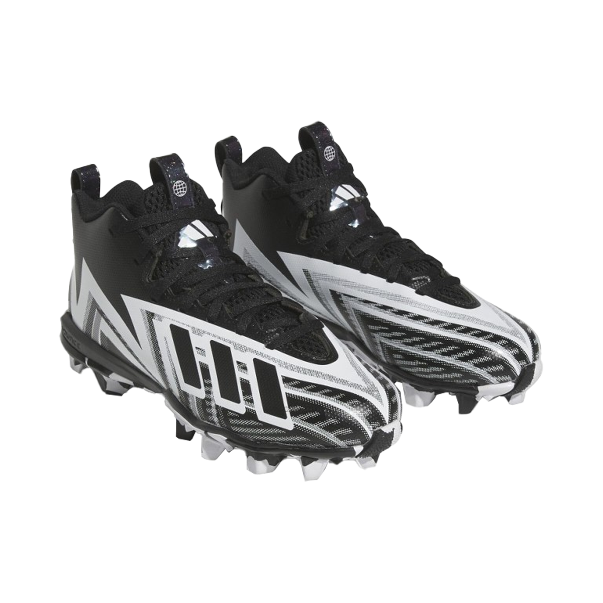 Adidas Freak Spark (HP7712) American Football All Terrain Schuhe - schwarz/weiß Gr.12 US