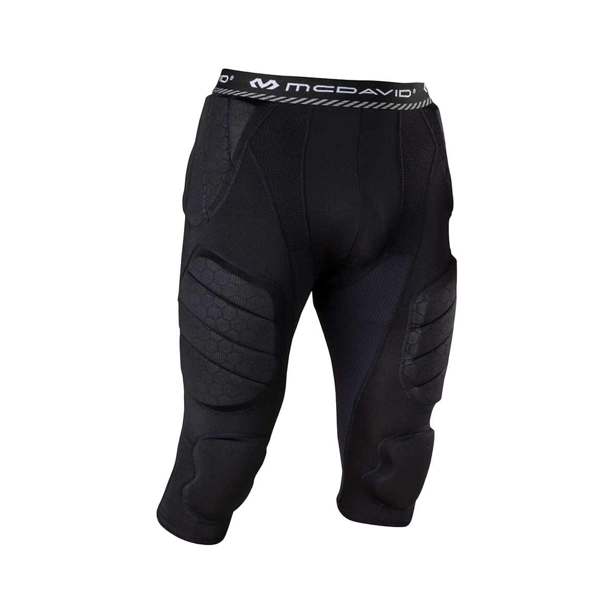 McDavid Rival 7 Pad Unterhose, 7 Pad Integrated 3/4 Pant (7418) - schwarz neues Design Gr.M
