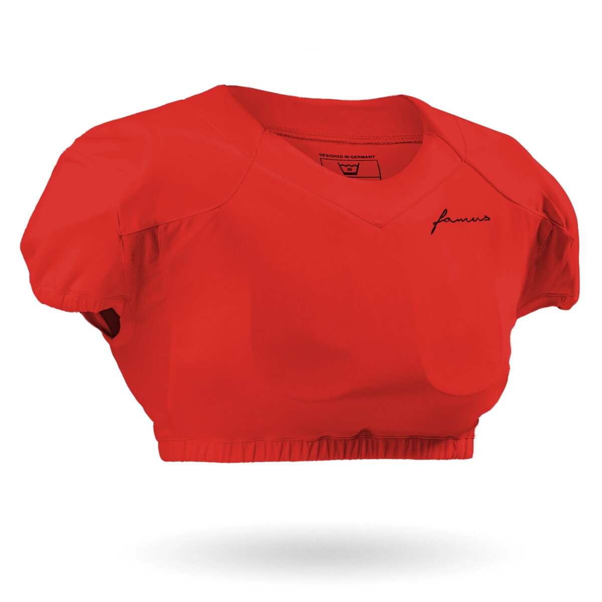 Famus American Football Cropped Jersey - rot Gr. XL/2XL