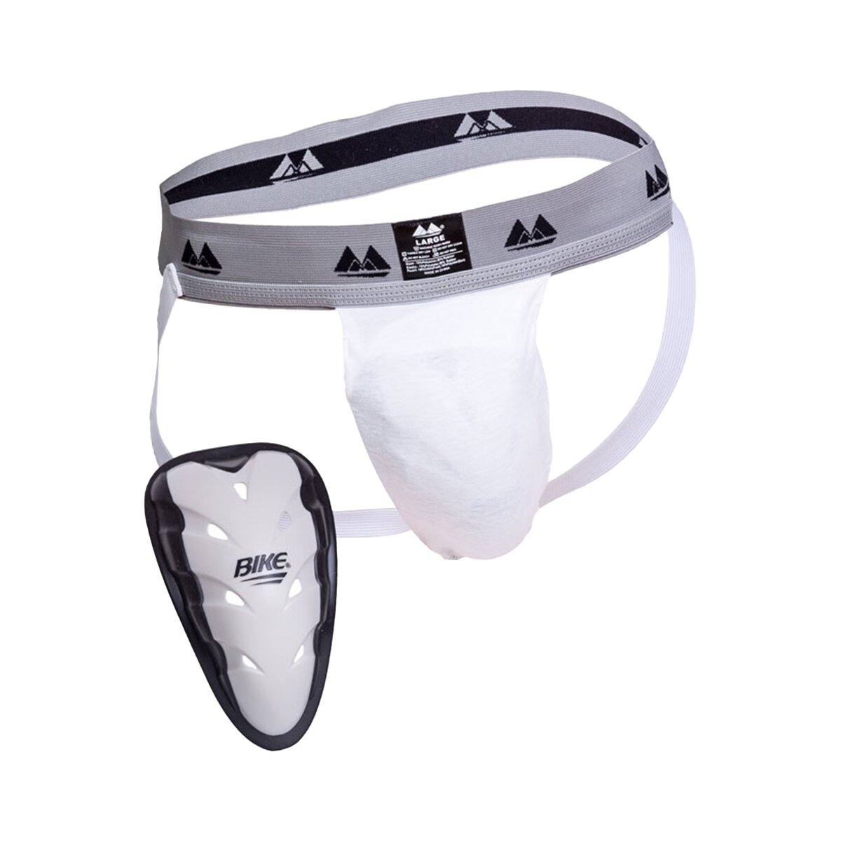 MM Tiefschutzhose mit Bike Cup - weiß Gr. 2XL