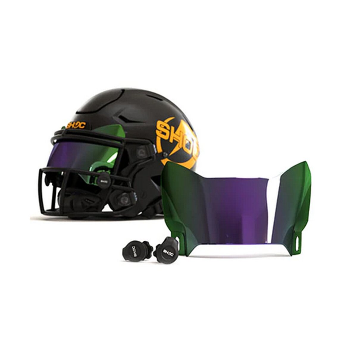 SHOC Zero G + Visor, Eyeshield - grape ape