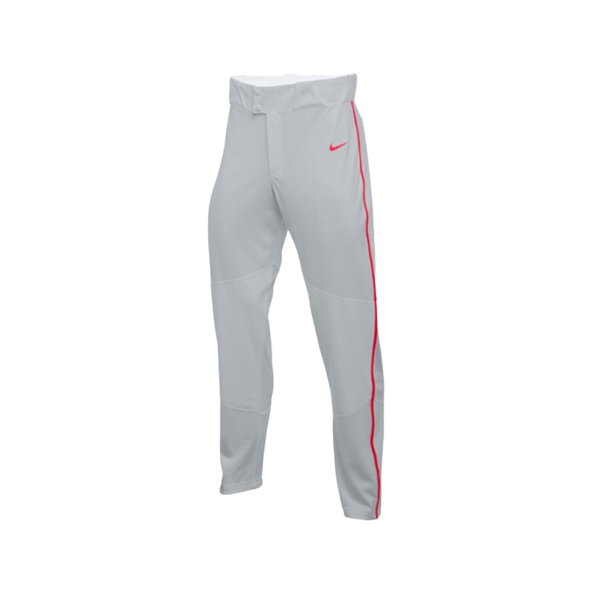 Nike Vapor Select Piped Baseball Hosen BQ5489-053 - grau-rot Gr. L