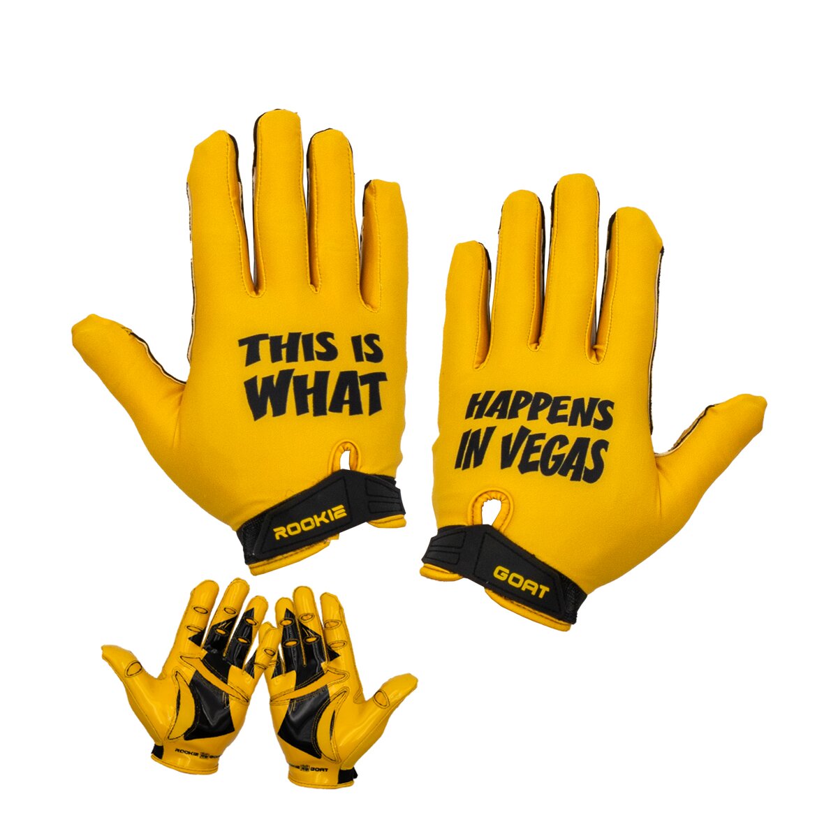 Rookie GOAT Receiver Handschuhe - What Happens in Vegas Gr. M/L
