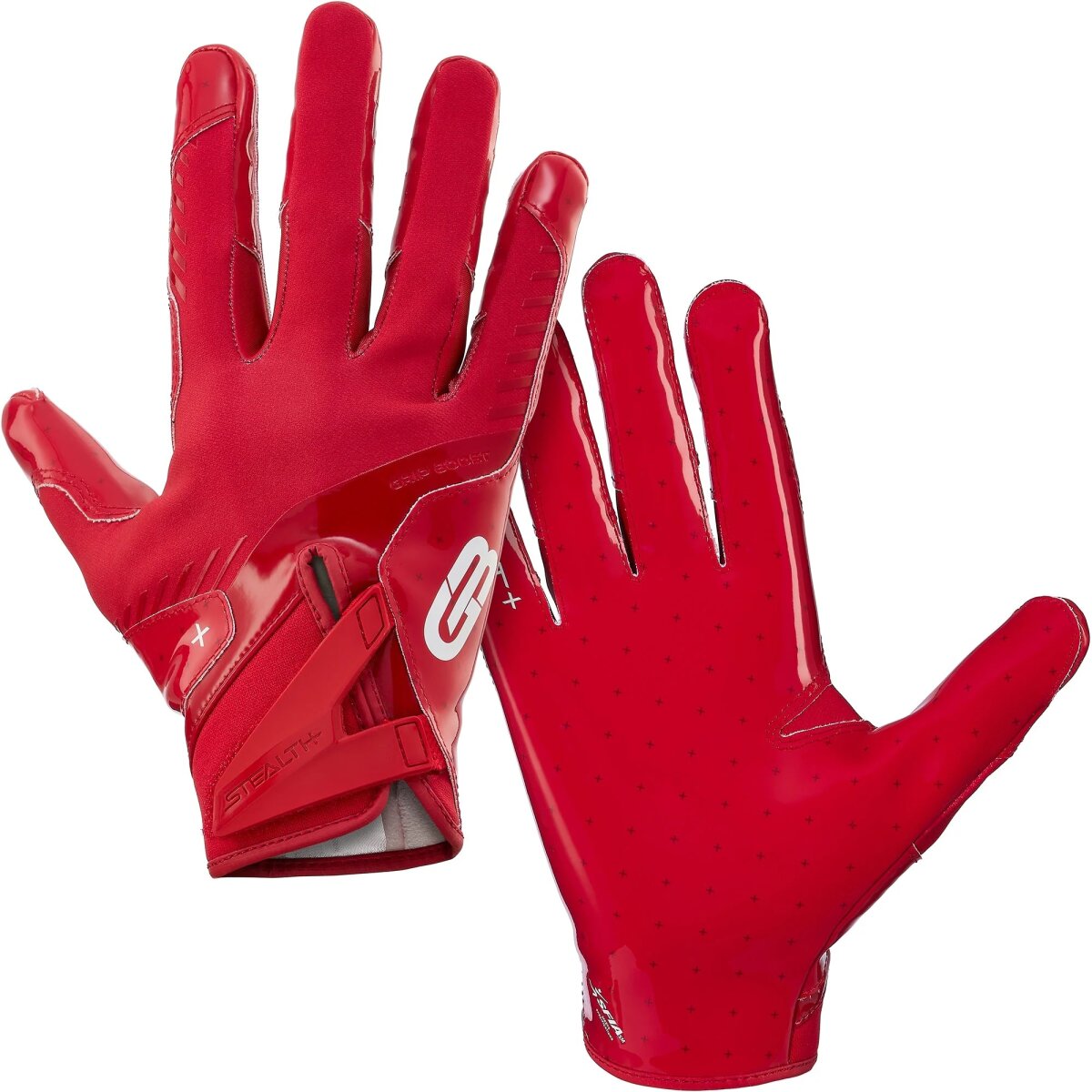 Grip Boost Solid Stealth 6.0 Football Gloves - rot Gr.XL