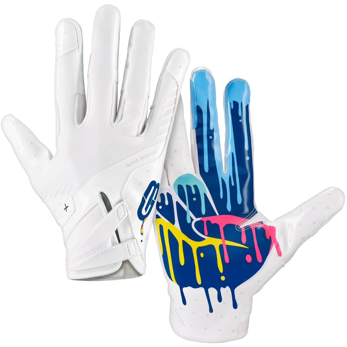 Grip Boost Peace Stealth 6.0 Football Gloves - crucial catch Gr.L