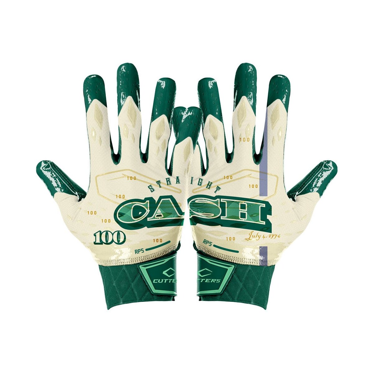 Cutters CG10480 Limited Editon Rev Pro 5.0 Receiver Gloves - Straight Cash Gr.L