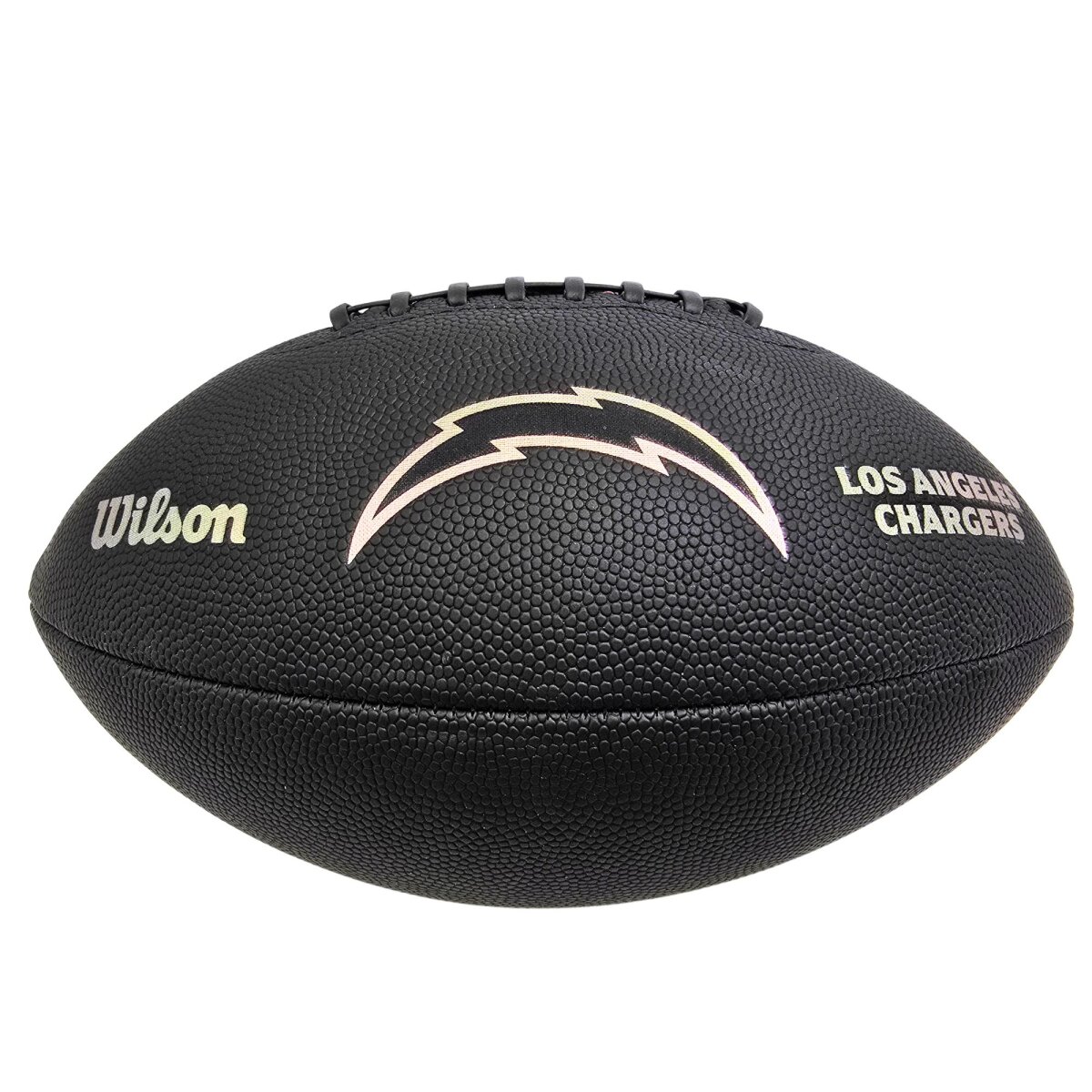 Wilson NFL Los Angeles Chargers Metallic Premiere Football Offizielle Größe 9 - schwarz