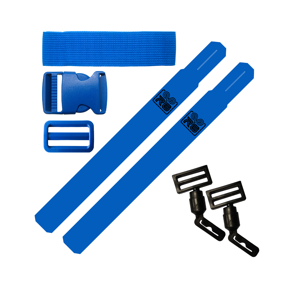 Rookie Goat Flagfootball Flaggen Set - blau