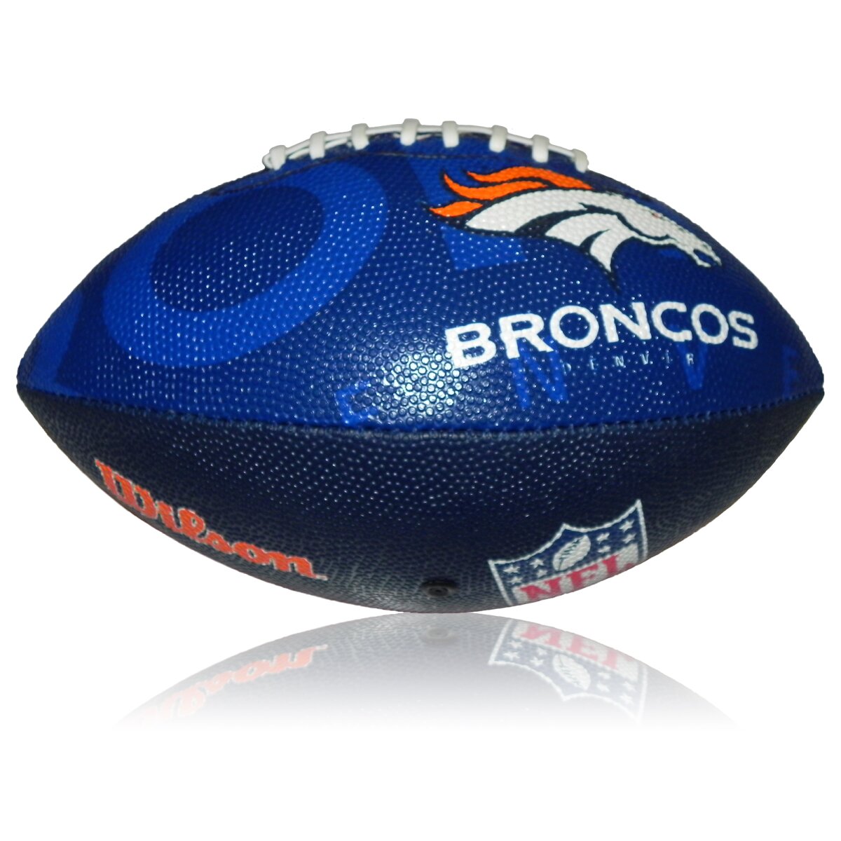 Wilson NFL Junior Denver Broncos Logo Football