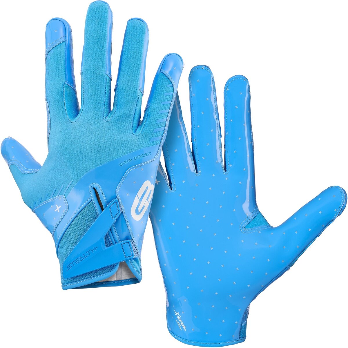 Grip Boost Solid Stealth 6.0 Boost+ Receiver Handschuhe - hellblau Gr. XL