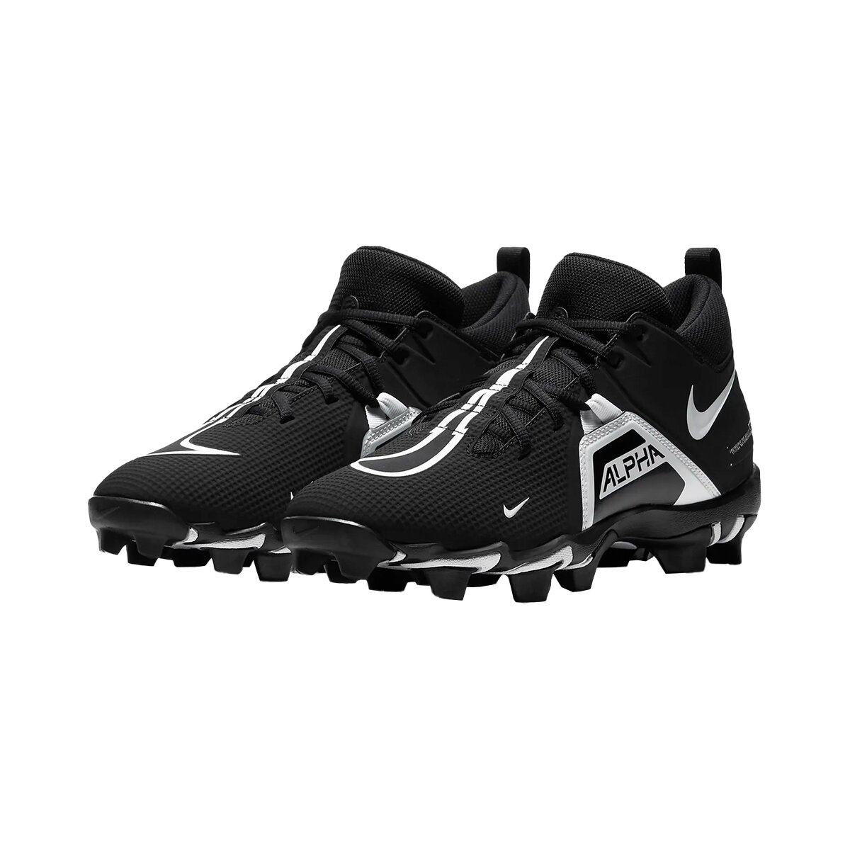 Nike Alpha Menace 3 Shark BG (CV0581) American Football All Terrain Schuhe Youth - schwarz-weiß 1.5Y US