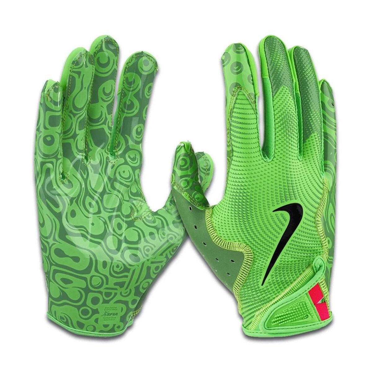 Nike Vapor Jet 8.0 Energy Receiver Handschuhe - grün-schwarz Gr. L
