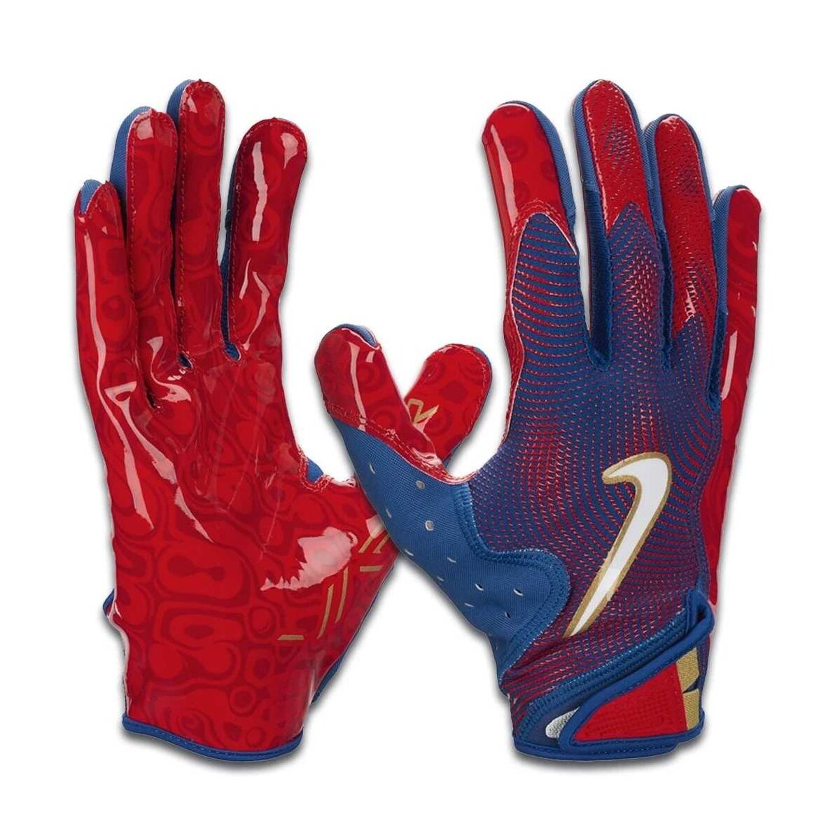 Nike Vapor Jet 8.0 Energy Receiver Handschuhe - blau-rot Gr. XL